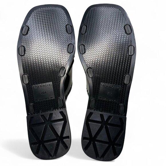 JACK ROGERS Sloane X Band Jelly Sandals, Black, Sz 7, NEW IN BOX - Picture 5 of 11